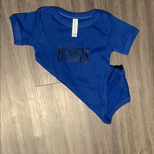 BNWT Infant “No Pants, No Problem” Onesie.